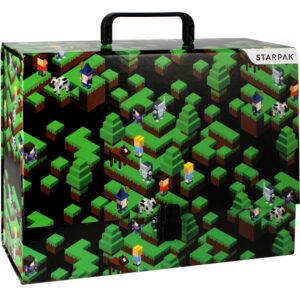 CASE WITH HANDLE A4/90 PIXEL GAME DIAGONAL