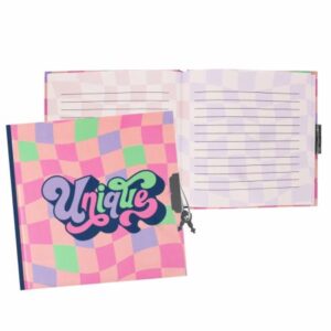 DIARY WITH LOCK 13,5X13,5CM UNIQUE