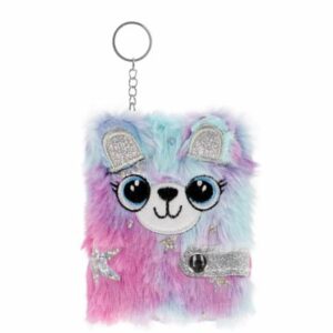 PLUSH KECHAIN NOTEBOOK BEAR