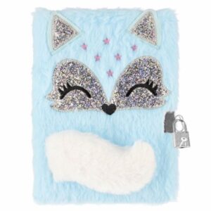 PLUSH DIARY WITH LOCK FOX A5