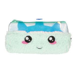 PENCIL CASE STK BLUE UNICORN