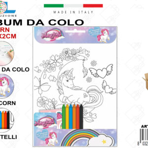 ALBUMCOLORI 20X29X2 UNICORN 48/48