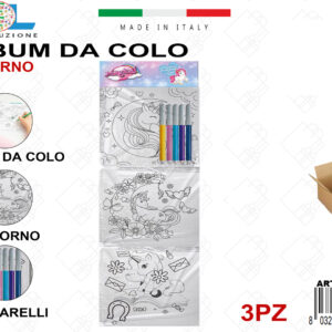 ALBUM PUZZLECOLORI 15CM 3PZ UNIC.96/24