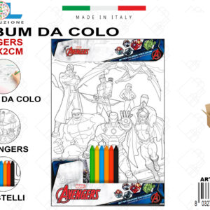 ALBUMCOLORI 20X29X2 AVENGERS 48/48
