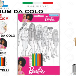 ALBUMCOLORI 20X29X2 BARBIE 48/48