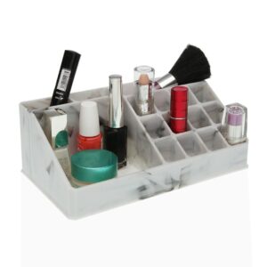 MAKE UP ORGANIZER MARBLE POLYSTYRENE