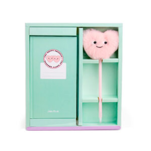 Helio Ferretti Turquoise Notebook And Pen Happy Unhappy