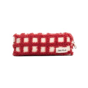 RED VICHY PENCIL CASE HF