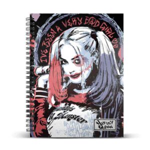 Harley Quinn A4 Notebook Grid Crazy