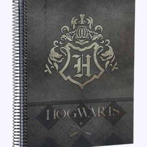 HARRY POTTER A4 Notebook Grid Gold