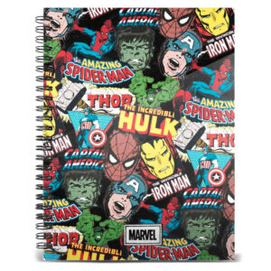 MARVEL A4 Notebook Grid Art