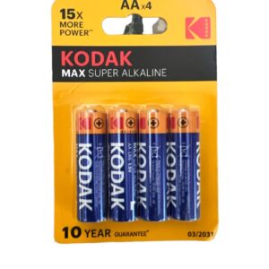 Batteries Kodak Extra Alkaline AA 4pcs set in blister Card
