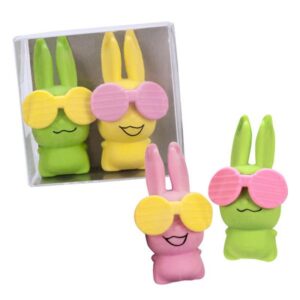 ERASER cool rabbits set of 2
