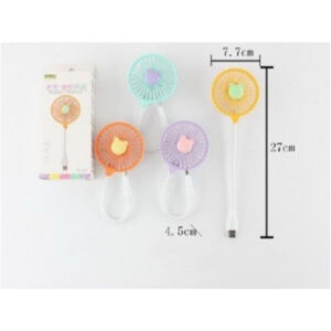 Fan with cable in different colors