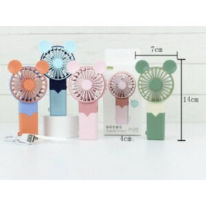 Small bicolor Mickey fan