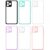 SOFT CLEAR COVER CASEWITH COLOURED EDGES -Compatible with : APPLE iPhone11 Pro Max (6.5″)