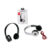 Headphones with 1,20 m cable.