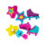 Eraser Skates & Stars set 6 pcs