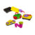 Puzzle Eraser Fancy Music set of 4 pcs