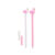 Pen, Flamingo, ca. 18 cm, plastic, 2 colours ass., 36 pcs. per display