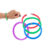 Pen, Bracelet, ca. 25 cm, plastic material, 4 colours ass., set of 6 pcs. on blister card