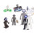 Reading lamp, men body, with LED (incl. batteries) ca. 16 cm, plastic, 3-colours ass., on blistercard, 24 pcs. per Display