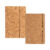 Cork craft notebook, 60 sheets, ca. 12 x 18, 5 cm, 2 ass.