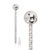 Pen, Disco Ball, ca 21 cm, 12 pcs. per display