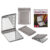 Foldable Cosmetic Mirror with 8 LED, ca. 11 x 8 cm, plastic, incl. batteries, in gift box