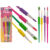Paint Brushes, Super soft grip, wood and EVA, set of 4 in blistercard