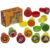 Stamps, Fast Food, 2,5 cm. set of 6 in gift box