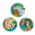NOTEBOOK WILD ANIMALS PP BAG 48 PCS 8CM