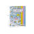 COLORING BOOK W STICKERSHEET UNICORN L BAG 12 PCS 20X28CM
