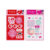 Stickers A5 Set Of 4 Sheets Valentine’S Day