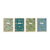 Exercise Book A5 80# M 70G Metallic Gold