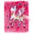 PLUSH NOTEBOOK UNICORN A5