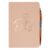 SET NOTES 11×16,5CM WITH BALLPEN ROSE GOLD