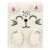 PLUSH NOTEBOOK B6 WHITE CAT