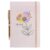 NOTEBOOK WITH BALL PEN PINK FLOWER A5